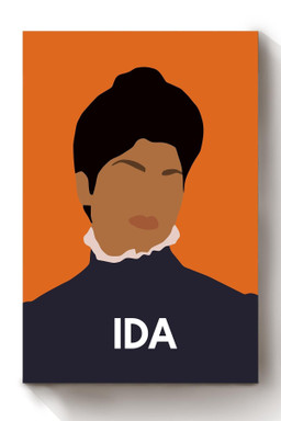 Ida B. Wells Barnett Canvas Celebrity Gift For Journalist, Abolitionist, Feminist Canvas Framed Prints, Canvas Paintings Wrapped Canvas 8x10