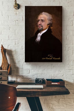 Alexander Hamilton Musical Celebrity For Housewarming Canvas Framed Prints, Canvas Paintings Framed Matte Canvas 12x16