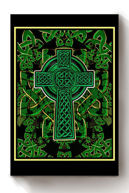 Celtic Cross Patch Iron On Embroidered Pattern Gift For Furniture Decor Canvas Framed Prints, Canvas Paintings Wrapped Canvas 8x10