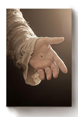God Gives Hand Christs Christians Give Me Your Hand Hand Of Jesus Christ Religious 03 Canvas Wrapped Canvas 8x10