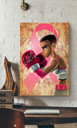 Female Warrior Fight Breast Cancer Awareness Gift For Breast Cancer Patient Canvas Gallery Painting Wrapped Canvas Framed Prints, Canvas Paintings Wrapped Canvas 12x16