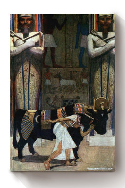 Egyptian Myth And Legend Fairy Tales Illustrations By Maurice Greiffenhagen 01 Canvas Wrapped Canvas 8x10