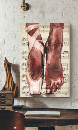 Ballet Feet For Bellerina Ballet Dance Studio Decor Canvas Gallery Painting Wrapped Canvas Framed Prints, Canvas Paintings Wrapped Canvas 20x30