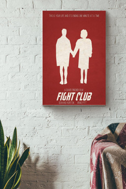 Fight Club Minimalist Canvas Movie Canvas Gallery Painting Wrapped Canvas Framed Prints, Canvas Paintings Wrapped Canvas 8x10