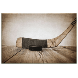 Hockey Canvas Gallery Painting Wrapped Canvas Vintage Home Décor Framed Prints, Canvas Paintings Wrapped Canvas 8x10