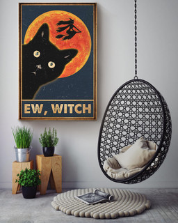 Ew Witch Halloween Wall Decor Gift For Pumpkin Carving Ideas Halloween Decorations Haunted Houses Canvas Wrapped Canvas 16x24