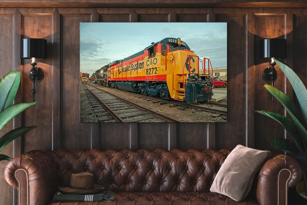 Chessie Single Canvas Rectangle The Chessie System Railroad 04280 Wrapped Canvas 8x10