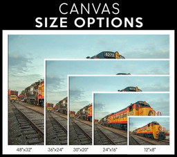 Chessie Single Canvas Rectangle The Chessie System Railroad 04280 Wrapped Canvas 20x30