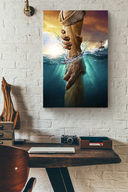 God Gives Hand Christs Christians Hand Of Jesus Christ Religious Canvas Wrapped Canvas 20x30