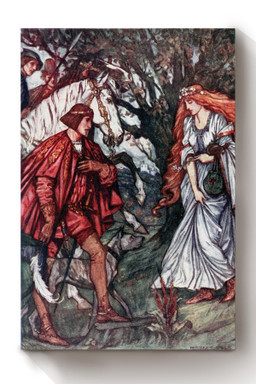 Fairy Gold A Book Of Old English Fairy Tales Illustrations By Herbert Cole 06 Canvas Wrapped Canvas 8x10