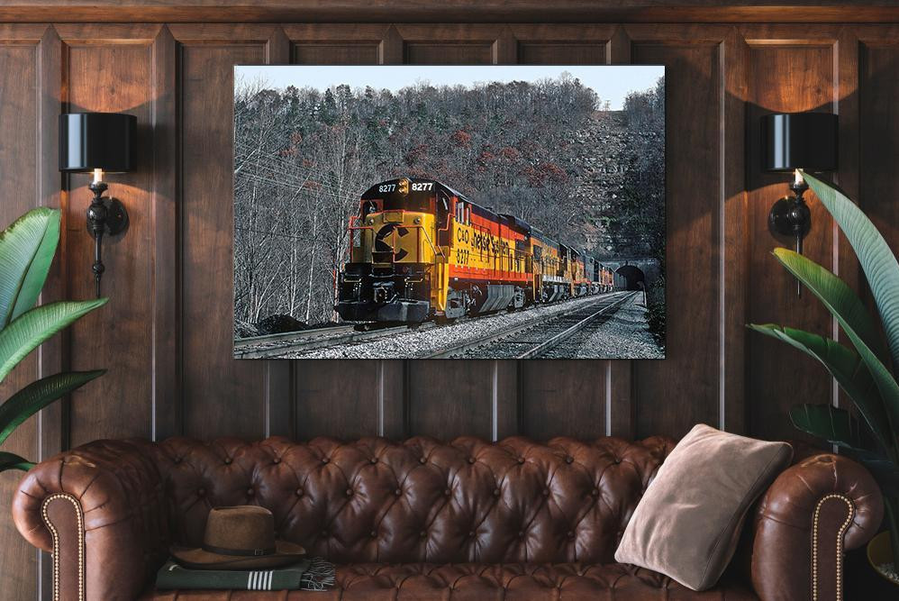 Chessie Single Canvas Rectangle The Chessie System Railroad 04281 Wrapped Canvas 8x10