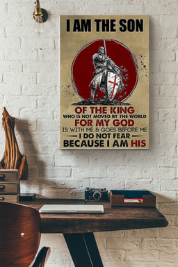 Iam The Son Of The King Canvas Army Gift For Army Boy Soldier Gaming Store Canvas Gallery Painting Wrapped Canvas Framed Prints, Canvas Paintings Wrapped Canvas 12x16