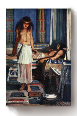 Egyptian Myth And Legend Fairy Tales Illustrations By Maurice Greiffenhagen 04 Canvas Wrapped Canvas 8x10