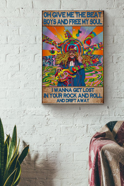 Hippie I Wanna Get Lost In Your Rock And Roll Canvas Gallery Painting Wrapped Canvas  Wrapped Canvas 8x10