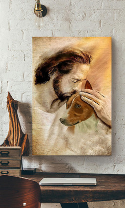 God Hold Toy Fox Terrier Dog God For Dog Lover Gift Canvas Gallery Painting Wrapped Canvas Framed Prints, Canvas Paintings Wrapped Canvas 12x16