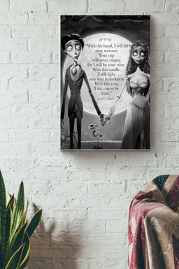 Corpse Bride This Chemical Romantic Canvas Movie Gift For Corpse Bride Fan, Valentine Day, Lover Canvas Gallery Painting Wrapped Canvas Framed Prints, Canvas Paintings Wrapped Canvas 8x10
