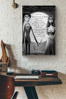 Corpse Bride This Chemical Romantic Canvas Movie Gift For Corpse Bride Fan, Valentine Day, Lover Canvas Gallery Painting Wrapped Canvas Framed Prints, Canvas Paintings Wrapped Canvas 12x16