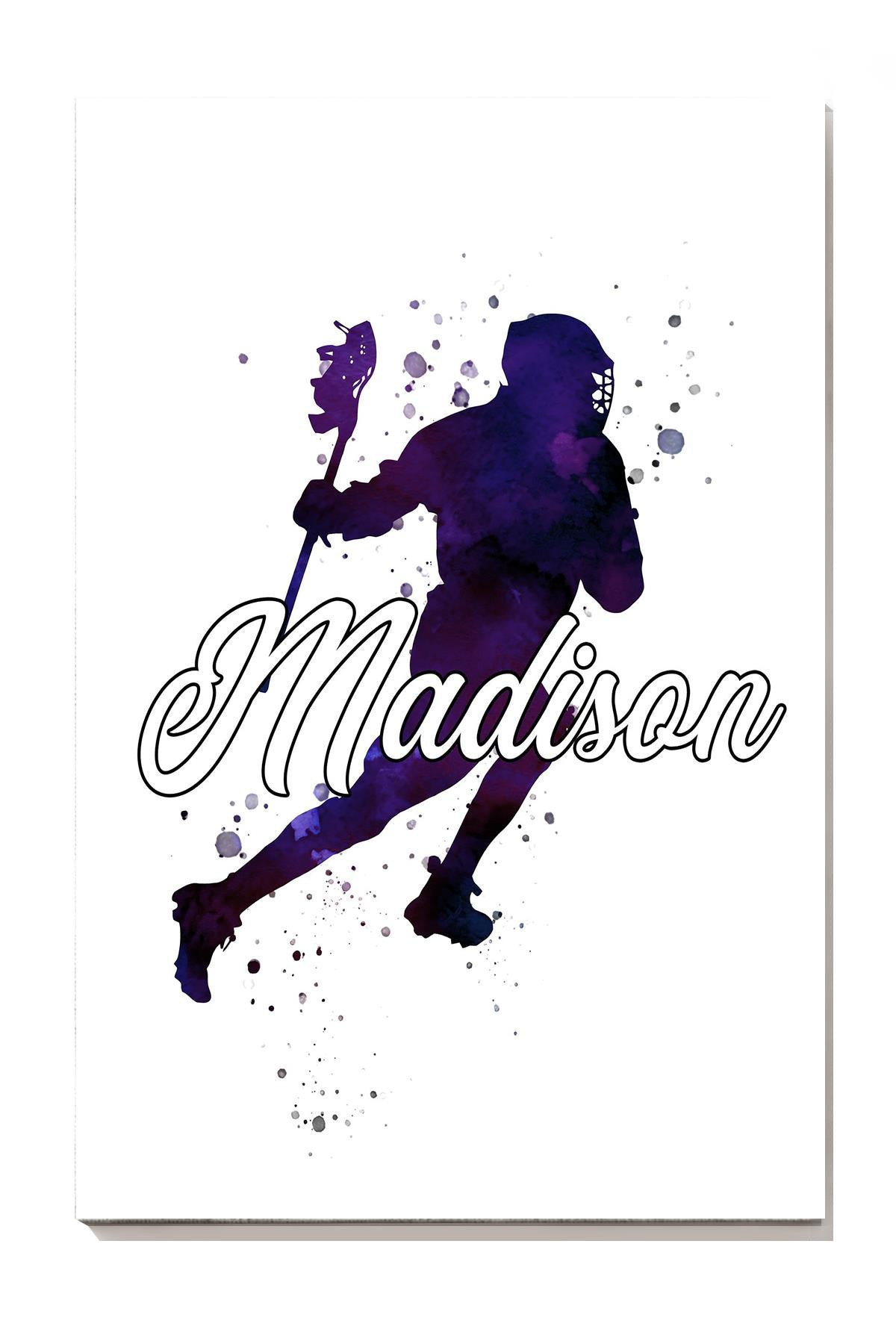Madison Ice Hockey Gift For Field Hockey Player, Ice Hockey Fan Canvas Framed Prints, Canvas Paintings Wrapped Canvas 8x10