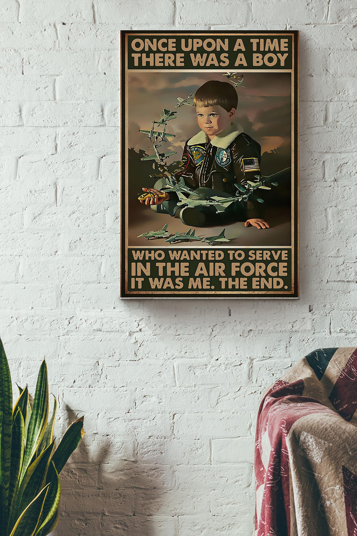 Pilot A Boy Wanted To Serve In The Air Force Canvas Gallery Painting Wrapped Canvas  Wrapped Canvas 8x10
