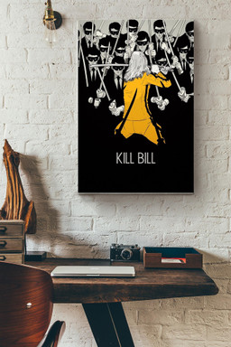 Kill Bill Minimalist Print Canvas Canvas Gallery Painting Wrapped Canvas  Wrapped Canvas 12x16