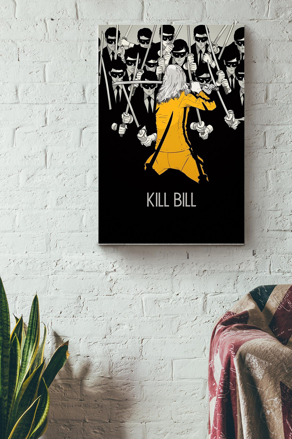 Kill Bill Minimalist Print Canvas Canvas Gallery Painting Wrapped Canvas  Wrapped Canvas 8x10