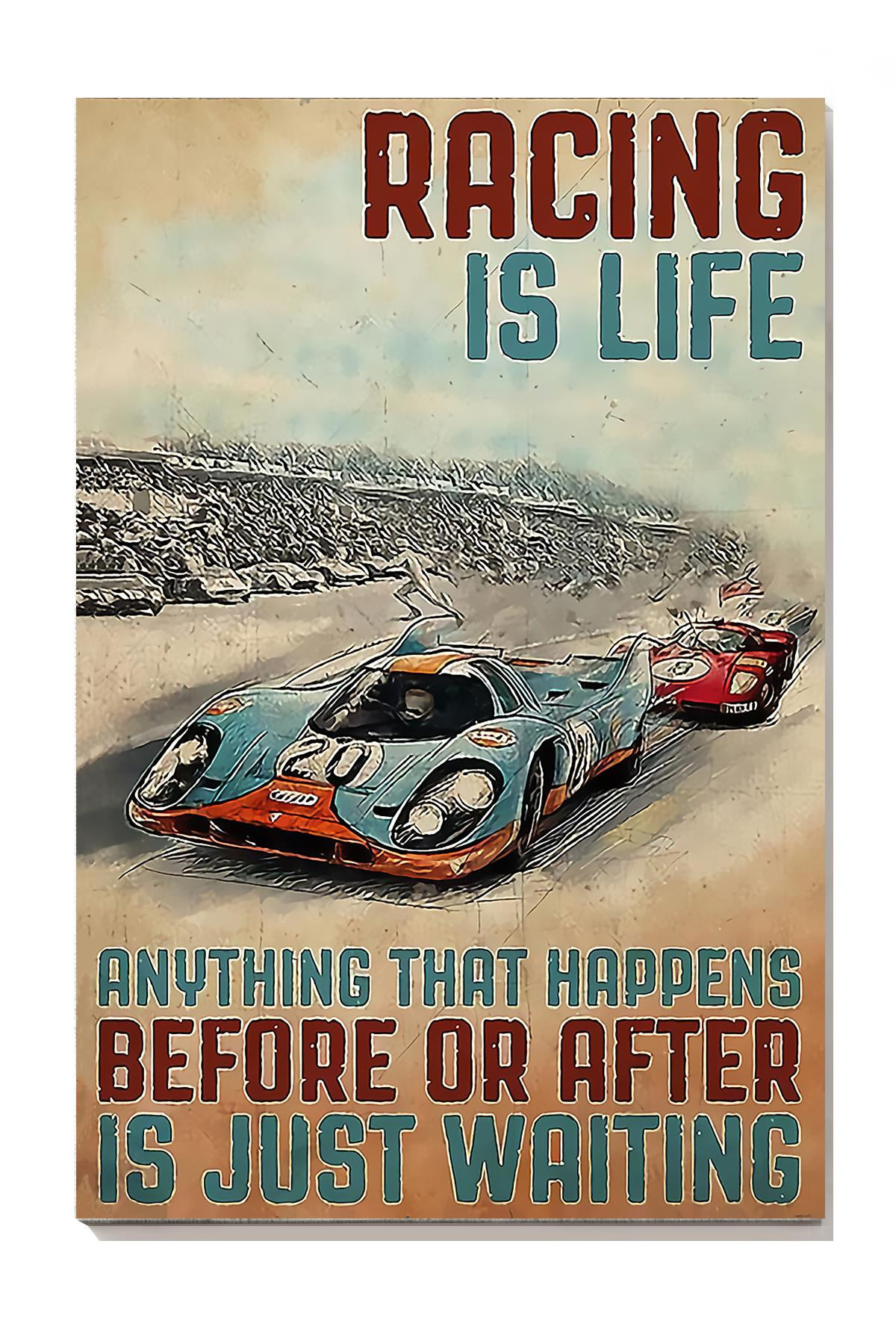 Inspirational Racing Quotes Racing Is Life For Car Racing Canvas Gallery Painting Wrapped Canvas Framed Prints, Canvas Paintings Wrapped Canvas 8x10
