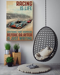 Inspirational Racing Quotes Racing Is Life For Car Racing Canvas Gallery Painting Wrapped Canvas Framed Prints, Canvas Paintings Wrapped Canvas 16x24