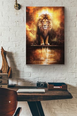 Lion King Of The Heaven Canvas Canvas Gallery Painting Wrapped Canvas  Wrapped Canvas 12x16