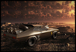 Madmax Car Canvas Wrapped Canvas 8x10