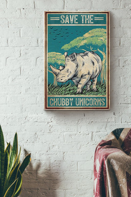 Save The Chubby Unicorns Canvas Animals Gift For Unicorn Lovers Wildlife Protection Association Natural Saving Club Kids Canvas Gallery Painting Wrapped Canvas Framed Prints, Canvas Paintings Wrapped Canvas 8x10