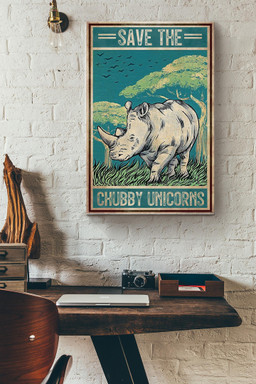 Save The Chubby Unicorns Canvas Animals Gift For Unicorn Lovers Wildlife Protection Association Natural Saving Club Kids Canvas Gallery Painting Wrapped Canvas Framed Prints, Canvas Paintings Wrapped Canvas 12x16
