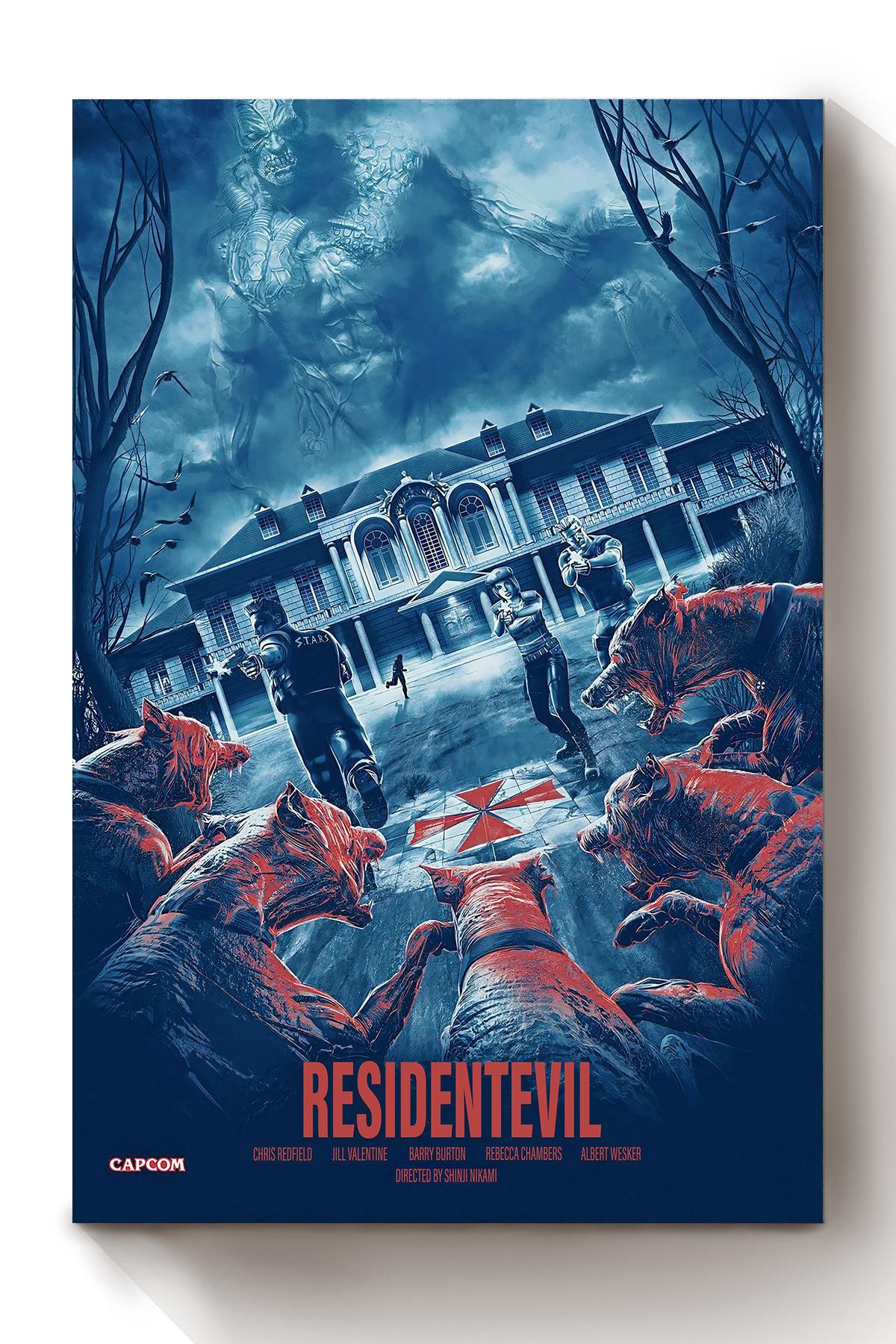 Resident Evil Legend Video Game Game Gift For Gamer, Role Playing Game Fan Canvas Framed Prints, Canvas Paintings Wrapped Canvas 8x10