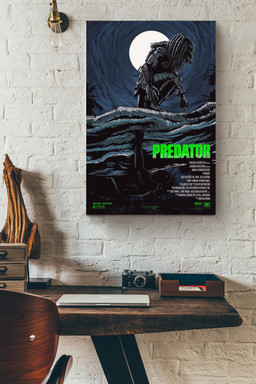 Mondo Predator Movie Gift For Science Fiction Film Fan, Horror Movie Lover Canvas Framed Prints, Canvas Paintings Wrapped Canvas 20x30