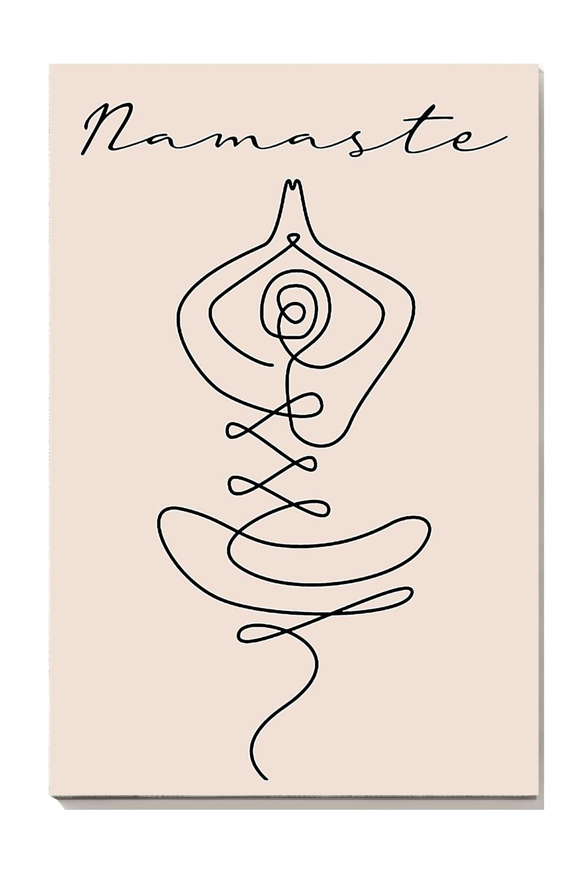 Namaste Minimalism For Yoga Studio Decor Canvas Wrapped Canvas 8x10