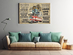 Inspiration Quote Truck Driver For Housewarming Framed Prints, Canvas Paintings Wrapped Canvas 20x30
