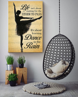 It's About Learning Dance In The Rain Gift For Dancer Canvas Gallery Painting Wrapped Canvas Framed Prints, Canvas Paintings Wrapped Canvas 16x24