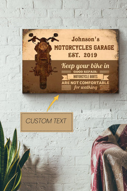 Motorcycles Garage Motor Personalized Canvas Motor Gift For Motorcycle Lover Racer Garage Decor Canvas Gallery Painting Wrapped Canvas Framed Prints, Canvas Paintings Wrapped Canvas 12x16