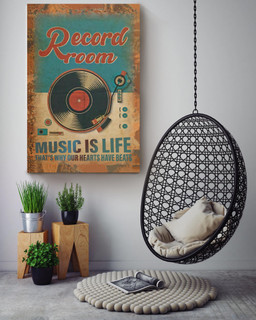 Record Music Music For Record Room Decor Classical Music Fan Gift Canvas Framed Prints, Canvas Paintings Wrapped Canvas 16x24