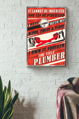 I Own It Forever The Title Plumber Canvas Gallery Painting Wrapped Canvas  Wrapped Canvas 8x10