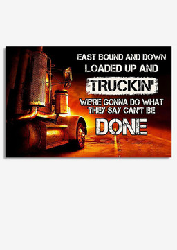 Quote About Truck Truck Driver For  Wrapped Canvas 8x10
