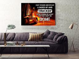 Quote About Truck Truck Driver For  Wrapped Canvas 16x24