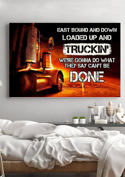 Quote About Truck Truck Driver For  Wrapped Canvas 12x16