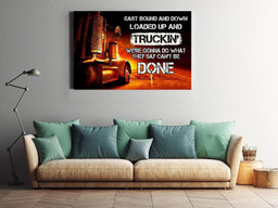 Quote About Truck Truck Driver For  Wrapped Canvas 20x30