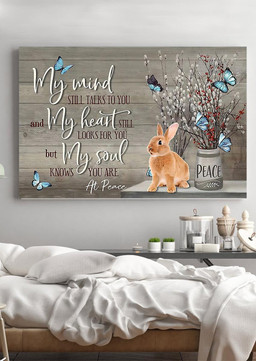 My Soul Knows You Are At Peace Memorial Quote Gift For Memorial Day 01 Framed Prints, Canvas Paintings Wrapped Canvas 12x16
