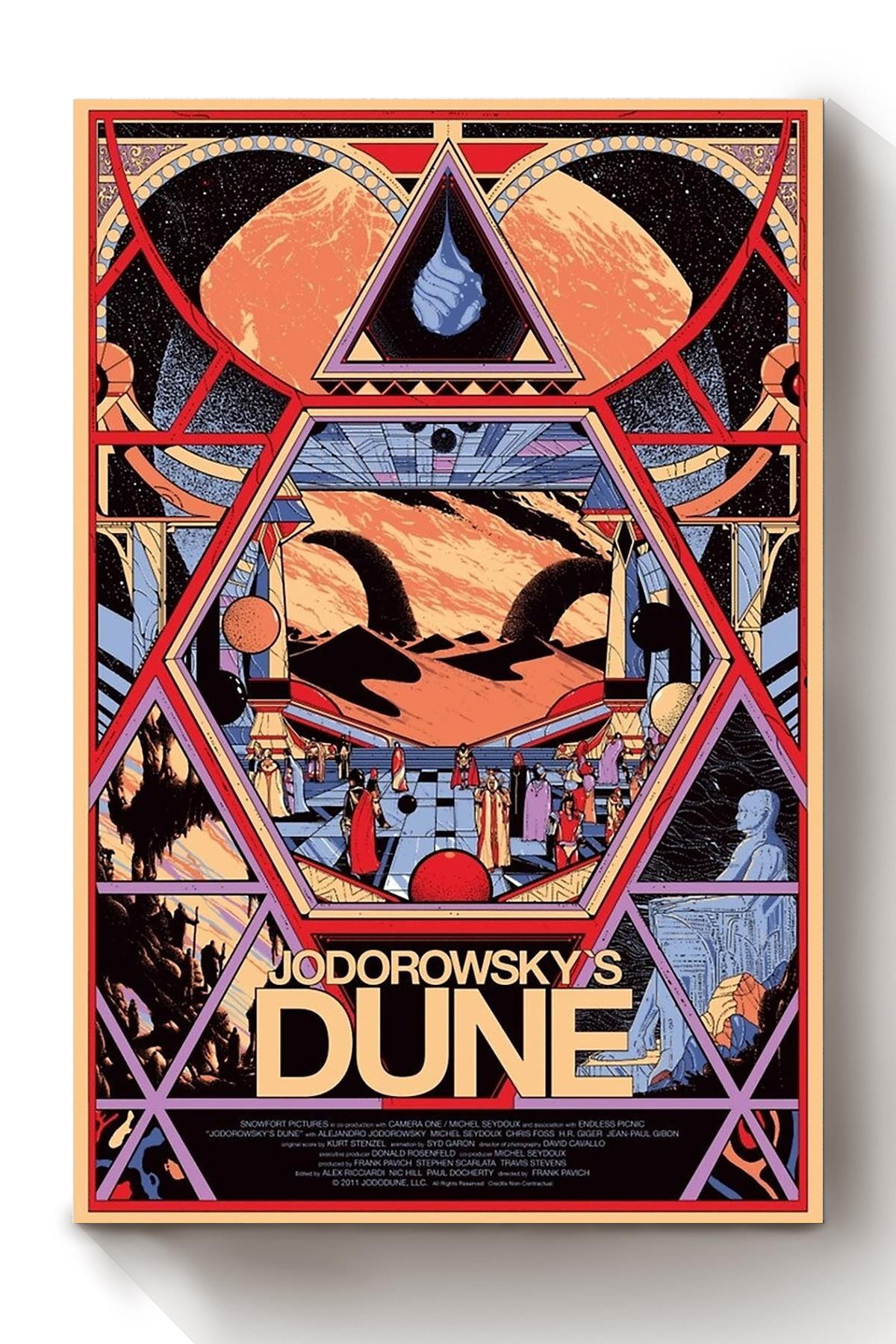 Jodorowskys Dune Classic Movie Canvas Wrapped Canvas 8x10