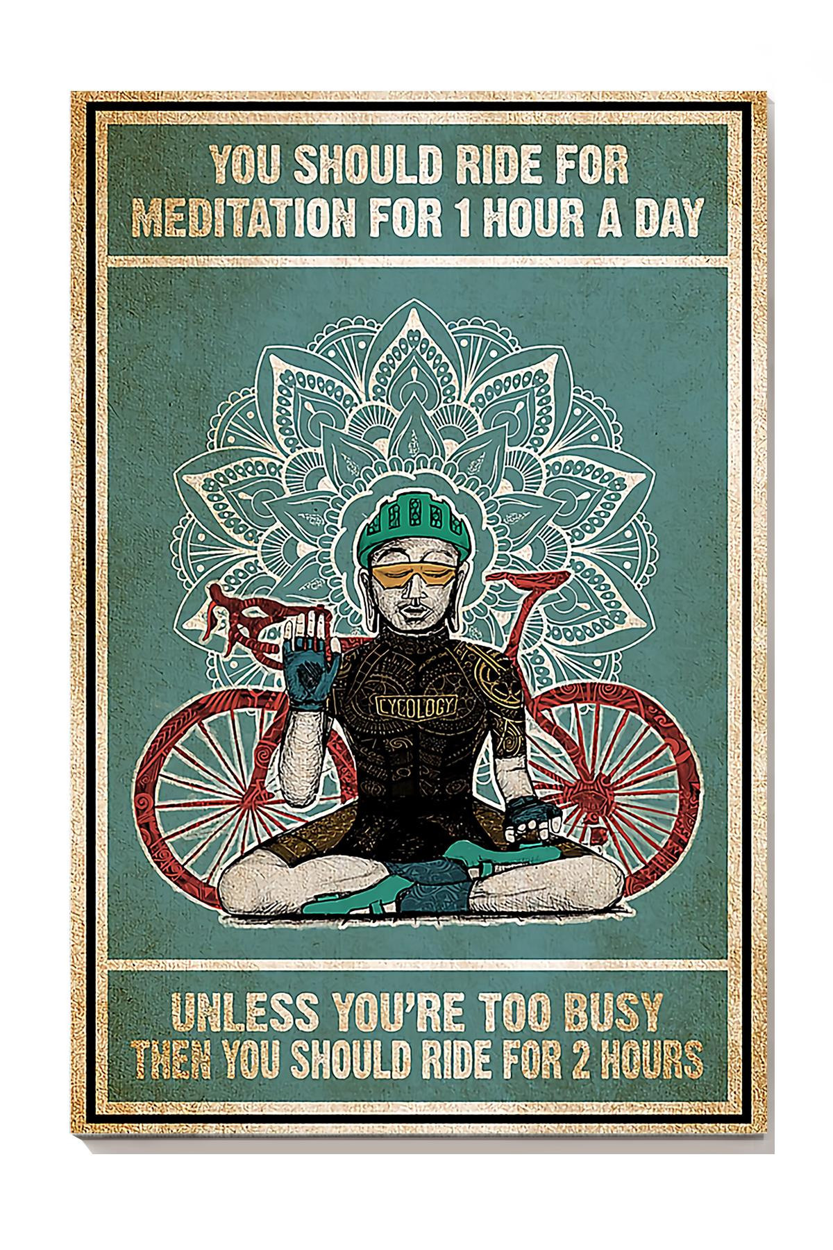 Inspirational Riding Yoga Quotes You Should Ride For Meditation For Hour A Day For Canvas Gallery Painting Wrapped Canvas Framed Prints, Canvas Paintings Wrapped Canvas 8x10