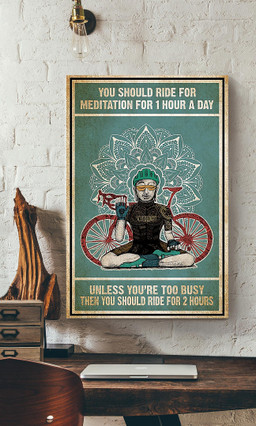 Inspirational Riding Yoga Quotes You Should Ride For Meditation For Hour A Day For Canvas Gallery Painting Wrapped Canvas Framed Prints, Canvas Paintings Wrapped Canvas 12x16