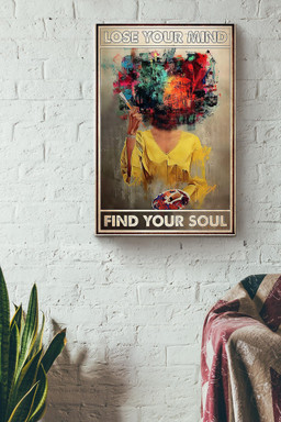 Painter Lose Your Mind And Find Your Soul Canvas Painting Gift For Painter Artist Girl Painting Women Female Canvas Gallery Painting Wrapped Canvas Framed Prints, Canvas Paintings Wrapped Canvas 8x10