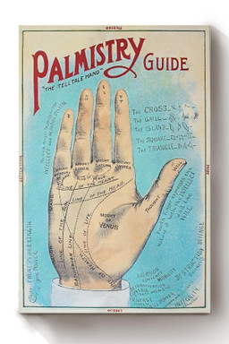 Palmistry Guide Science Gift For Horoscope Viewer Canvas Framed Prints, Canvas Paintings Wrapped Canvas 8x10