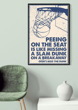 Peeling On The Seat Basketball For Basketball Fan Canvas Framed Prints, Canvas Paintings Wrapped Canvas 20x30